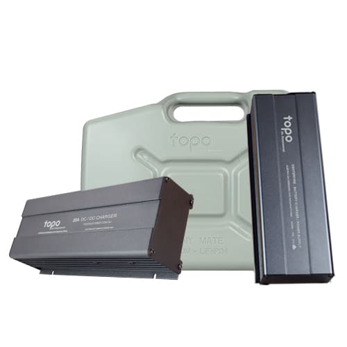 Tinny Mate + 10A Mains Charger + 30A DC/DC Charger