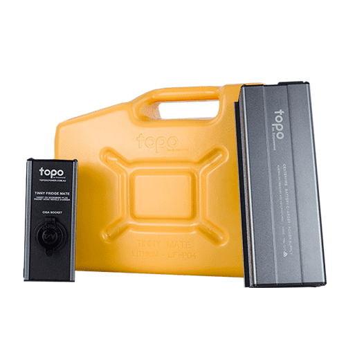 Topo Tinny Mate + 10A Mains Charger + Fridge Mate Pocket 30A DC/DC Charger