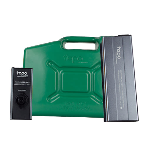 Topo Tinny Mate + 10A Mains Charger + Fridge Mate Pocket 30A DC/DC Charger
