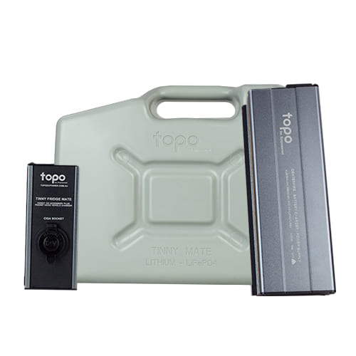 Topo Tinny Mate + 10A Mains Charger + Fridge Mate Pocket 30A DC/DC Charger