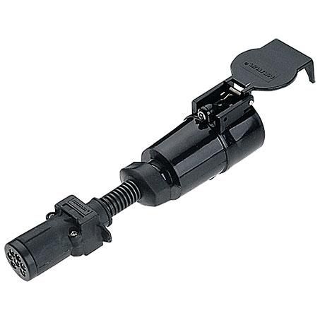 Trailer Adaptor 7 Pin Round Small (Car) To 7 Pin Round Large (Trailer)