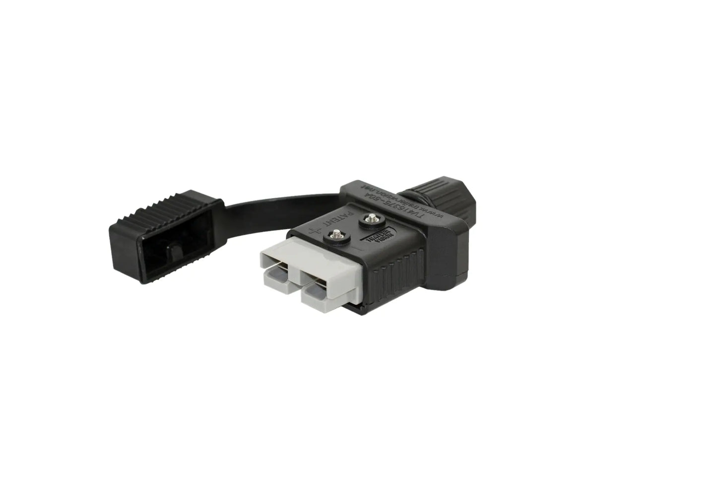 Trailer Vision 50A Connector Cover Assembly - Black with UV Rubber Cover