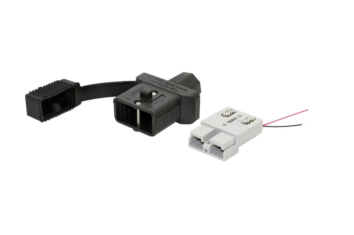 Trailer Vision 50A Connector Cover Assembly - Black with UV Rubber Cover