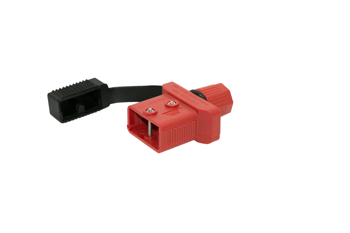 Trailer Vision 50A Connector Cover Assembly - Red with UV Rubber Cover