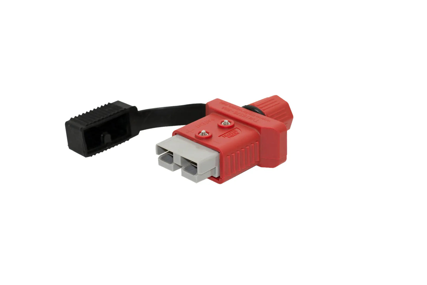 Trailer Vision 50A Connector Cover Assembly - Red with UV Rubber Cover