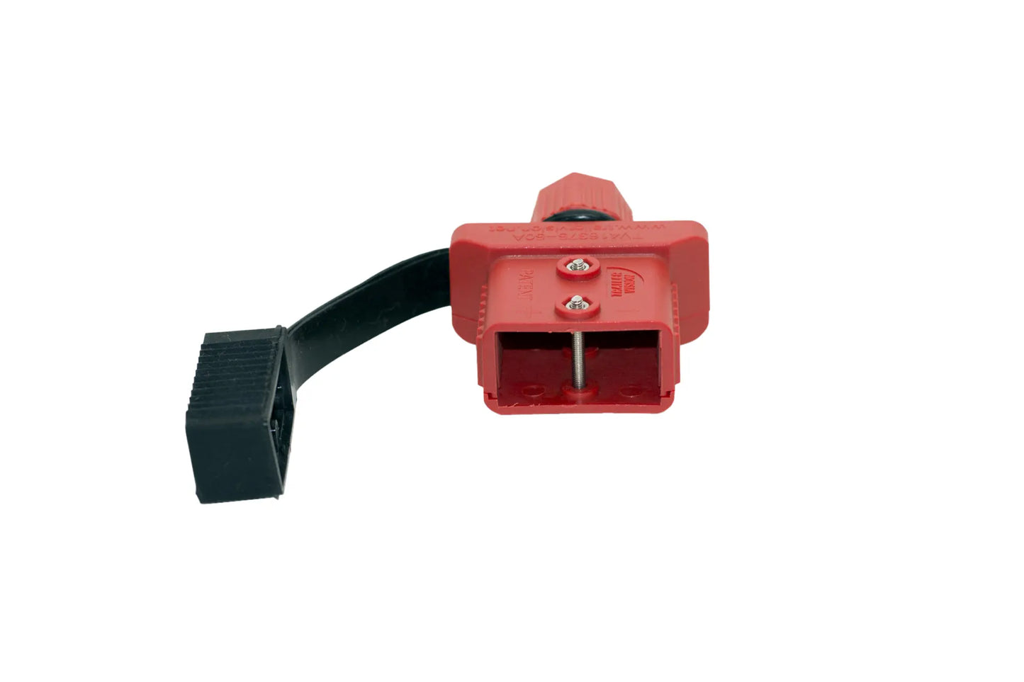 Trailer Vision 50A Connector Cover Assembly - Red with UV Rubber Cover