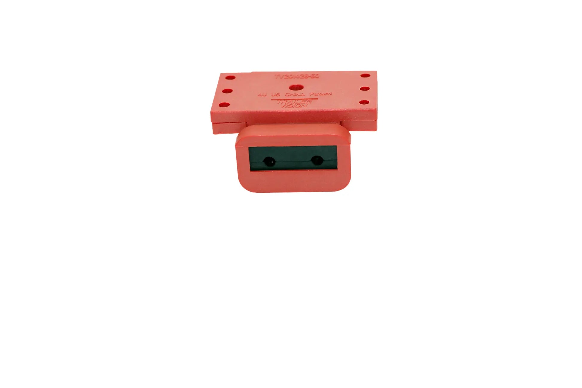 Trailer Vision Red 50 Amp Surface Mount Anderson Connector Cover with Red LED
