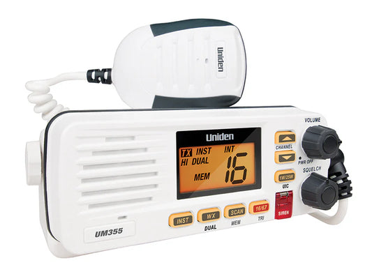 Uniden VHF Marine Radio - Compact Fixed Mount (UM355VHF)