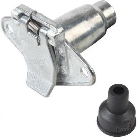 Utilux H3515 7 Pin Round Trailer Socket – Metal | Heavy-Duty & Compliant