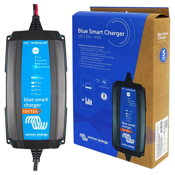 Victron Energy Blue Smart IP65 Battery Charger 12V 15A (VECIP65-12/15)