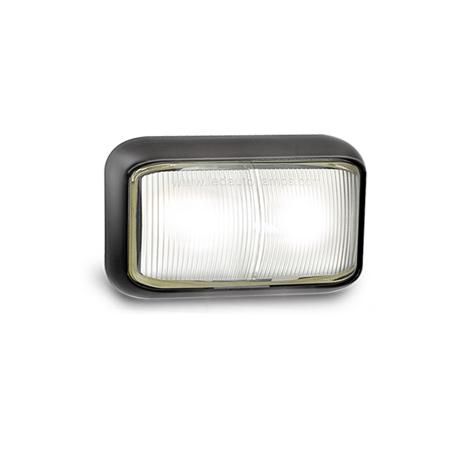 LED 10/30V Front Outline Position Marker With 2 White LED