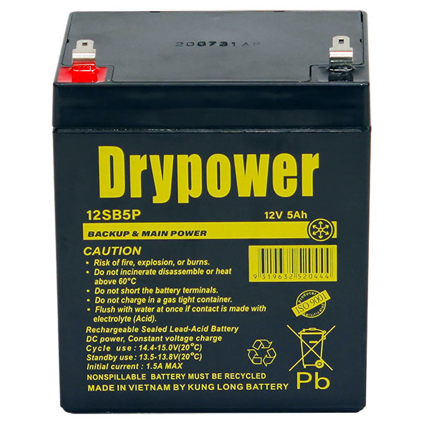 12V 5Ah Sealed Lead Acid Battery