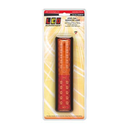 12V/24V LED Stop/Tail/Indicator Lamp with Black Bracket