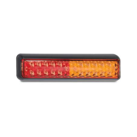 12V/24V LED Stop/Tail/Indicator Lamp with Black Bracket