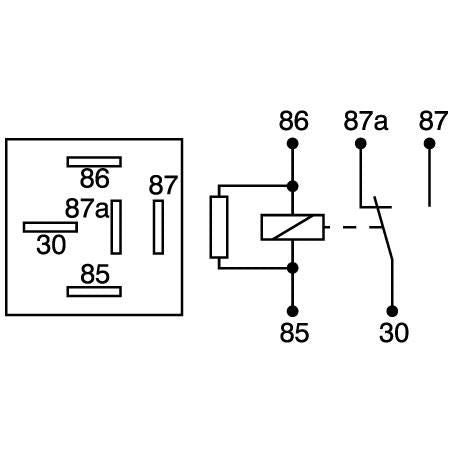 12v Relay 5 Pin 30/40A With Resistor