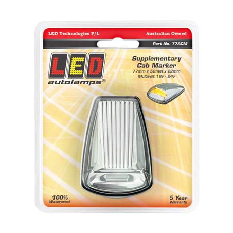 LED 2/24V Cat6 Side Direction Indicator Clear Lens