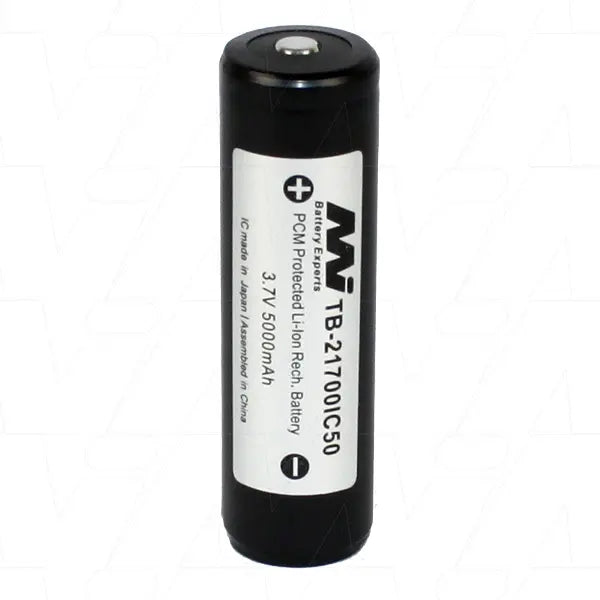 5.0Ah Protected Lithium-ion Torch Battery (TB-21700IC50-BP1)