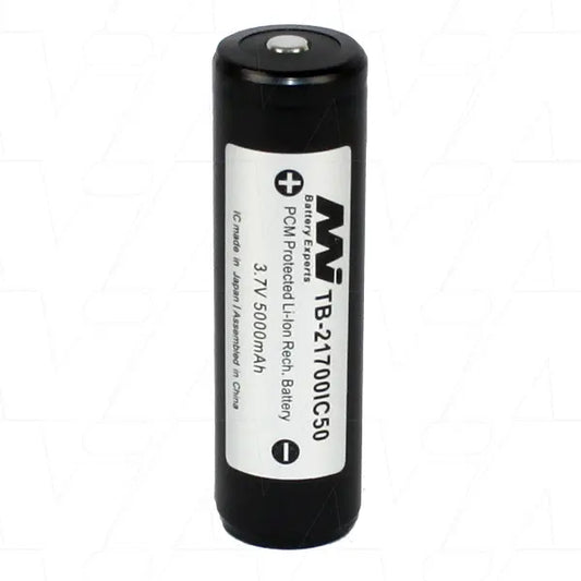 5.0Ah Protected Lithium-ion Torch Battery (TB-21700IC50-BP1)