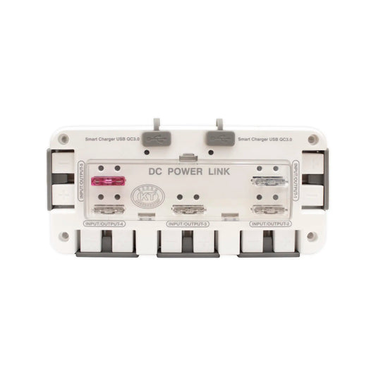 5 Way DC Power Link, 50A, 12V – 24V Omni-Directional, Dual USB
