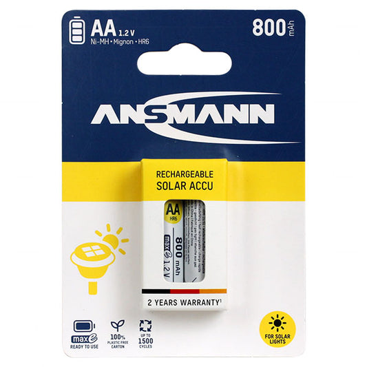 Rechargeable Battery AA 1.2V NiMH 800mAh