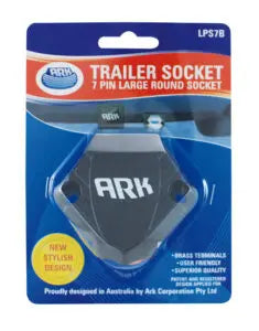 7 Pin Large Round Trailer Socket Plastic