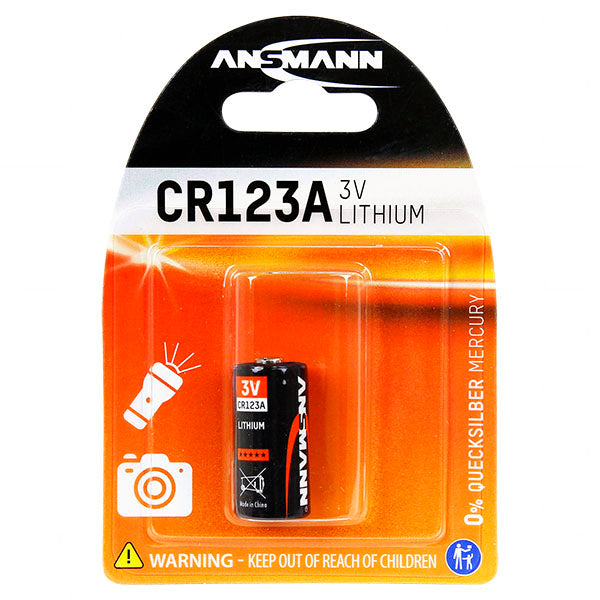 Lithium Battery 3V CR123A