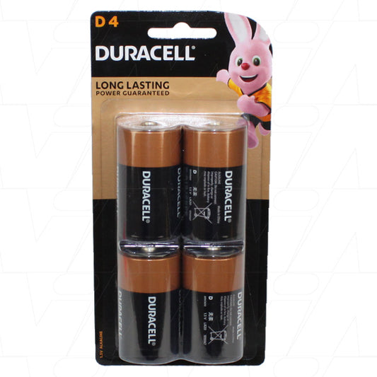 Alkaline Battery D-Size 4 Pack