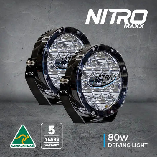 Nitro 80 Maxx LED Driving Light (Pair)