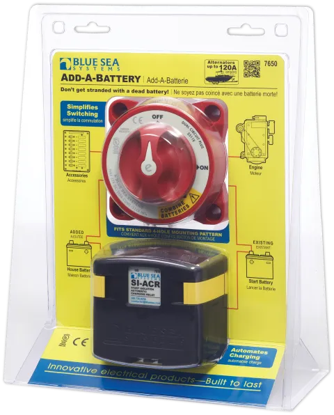 Add-A-Battery Kit 7650 Dual Battery Management System