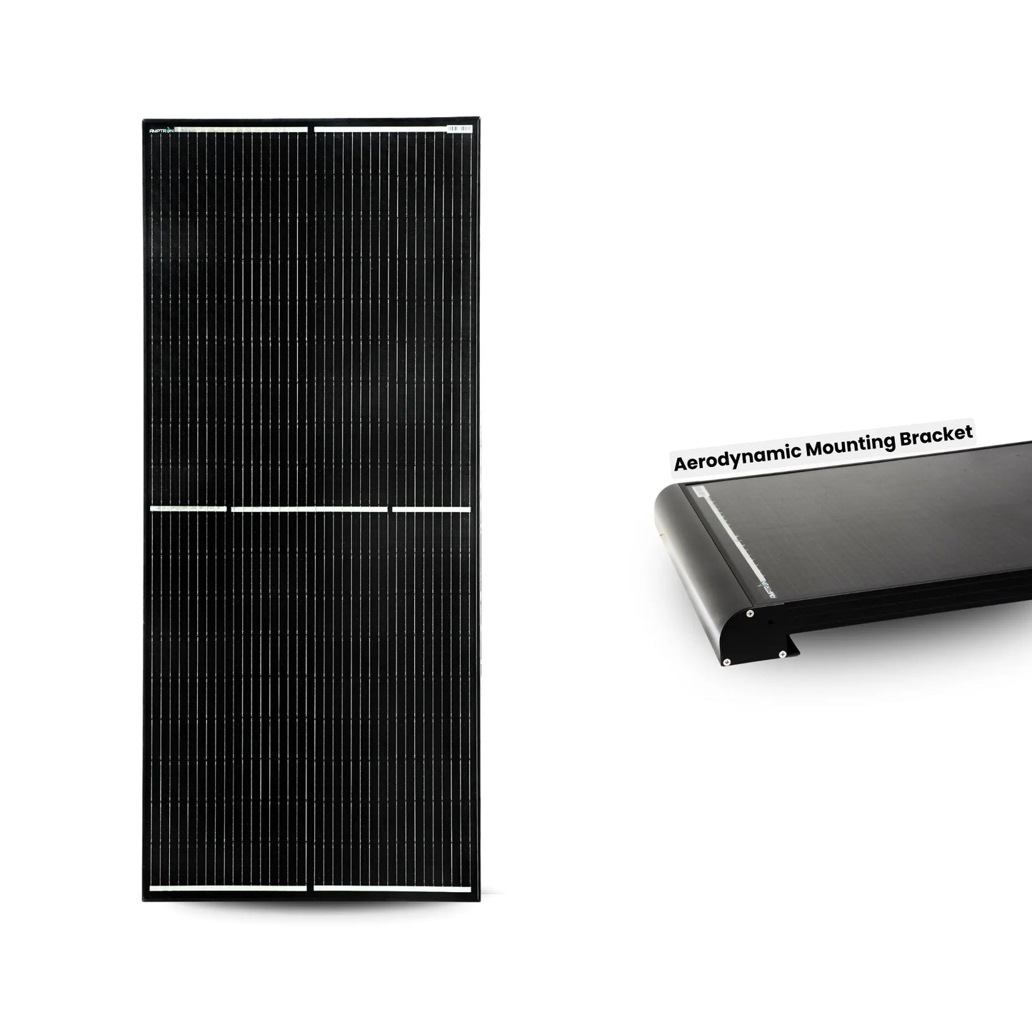 Amptron 200W 12V Monocrystalline Solar Panel Half-Cut Glass High Efficiency