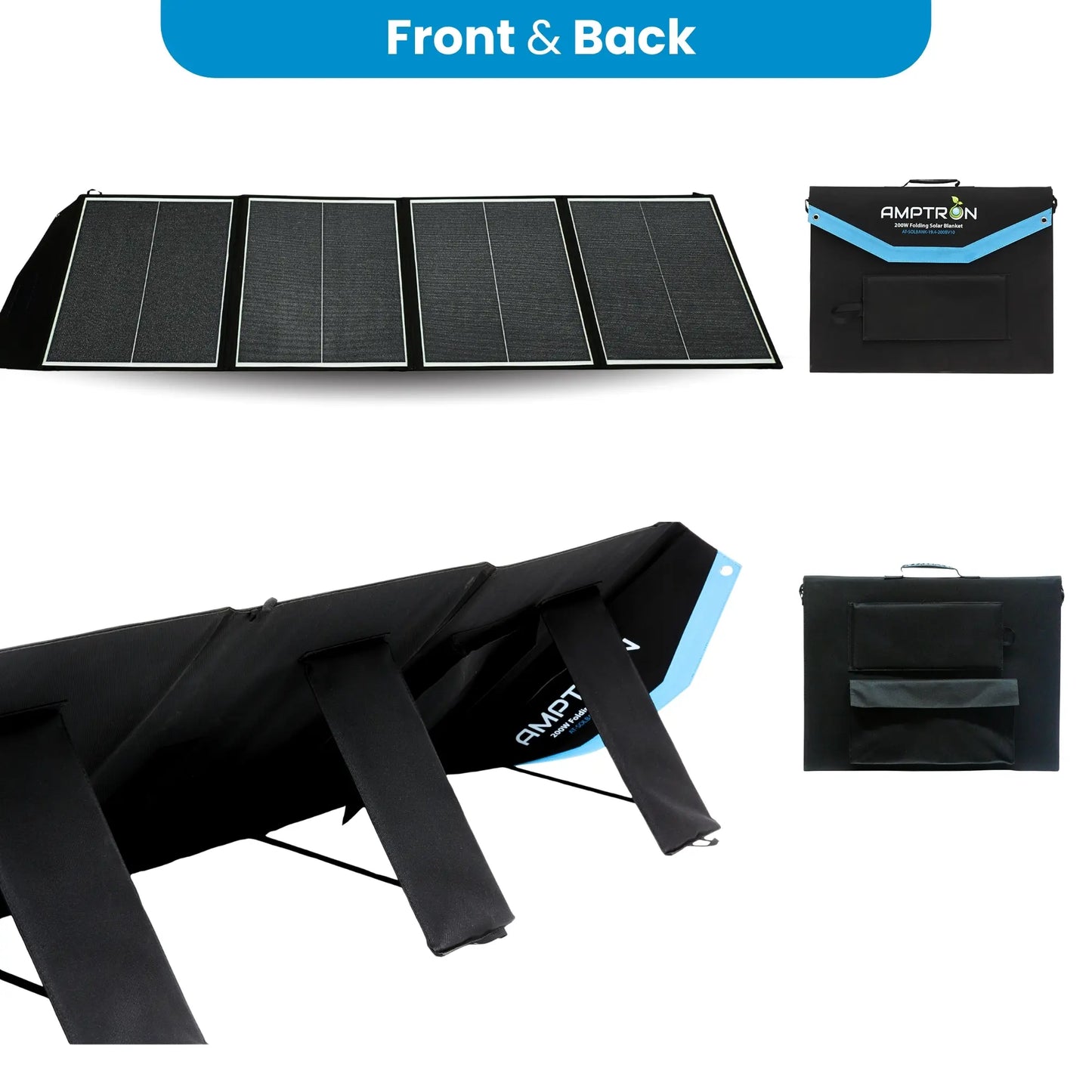 Amptron 200W 12V Solar Blanket PERC Shingled