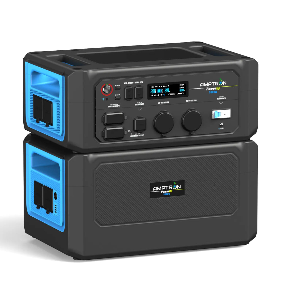 Amptron PowerUp 3600 3600W 3072Wh Portable Power Station Set