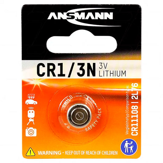 Ansmann CR1/3N 3V Lithium Photo Battery