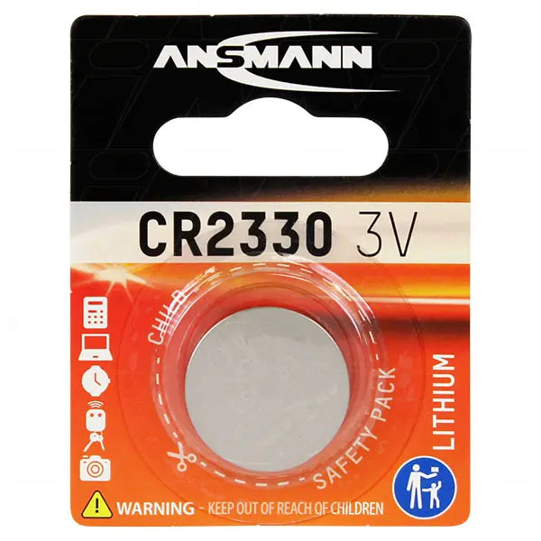 Ansmann CR2330 3V Lithium Coin Cell Battery