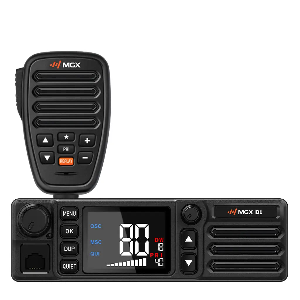Autobacs MGX 1 DIN 12V/24V UHF LMR/CB Hybrid Radio
