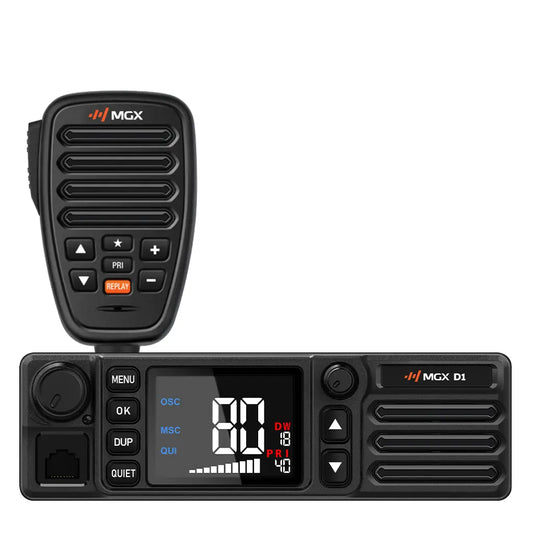Autobacs MGX 1 DIN 12V/24V UHF LMR/CB Hybrid Radio
