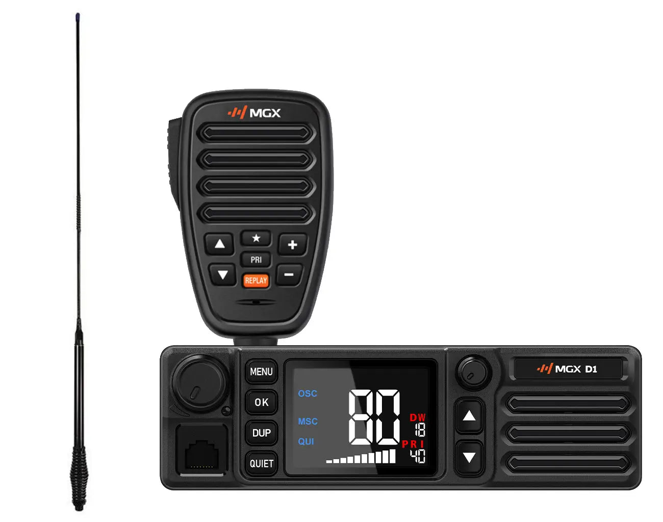 Autobacs MGX 12V/24V UHF Communications Pack with 6dBi Highway Antenna
