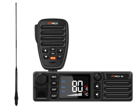 Autobacs MGX 12V/24V UHF Communications Pack with 6dBi Highway Antenna