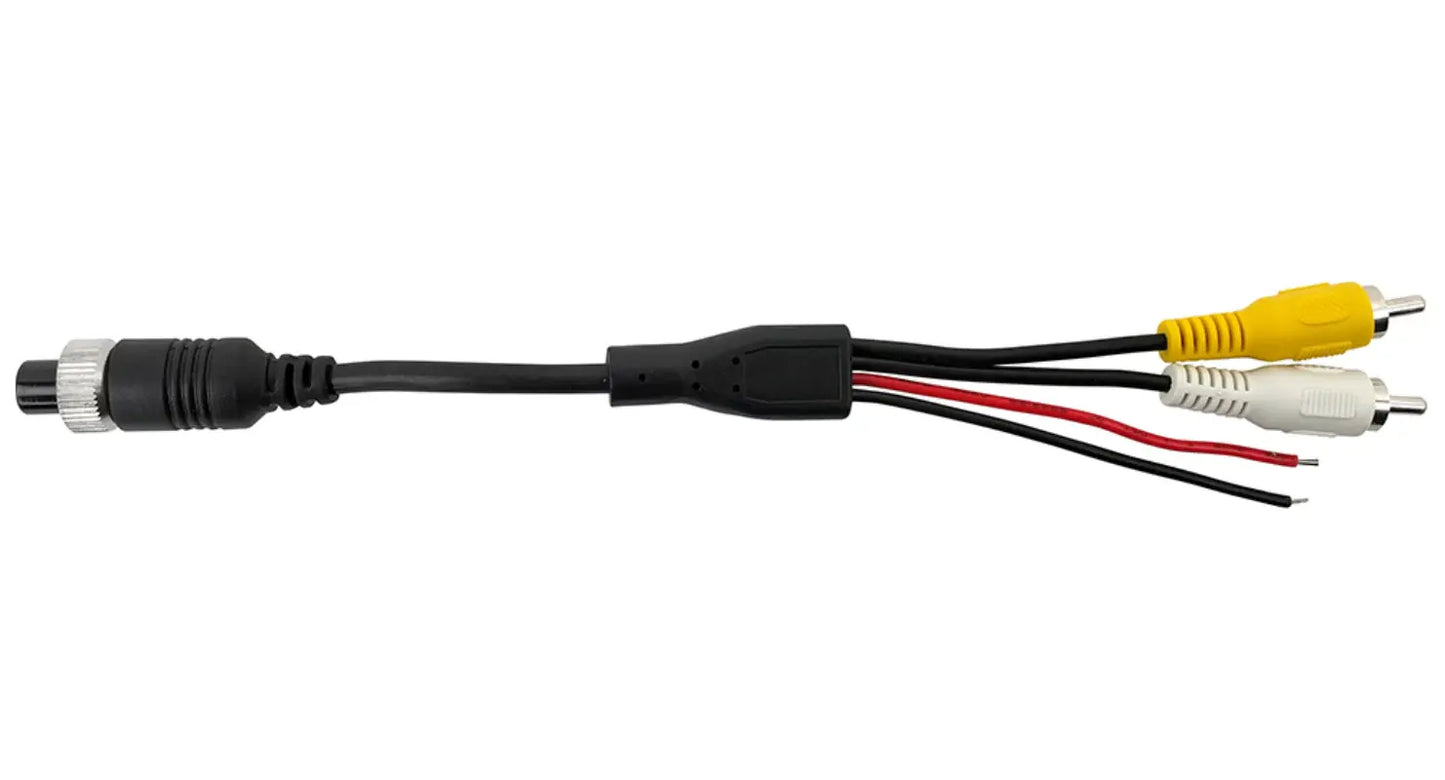 Axis AX4P-M/RCA-F 4-Pin (Male) to RCA (Female) Video & Audio Adaptor Cable