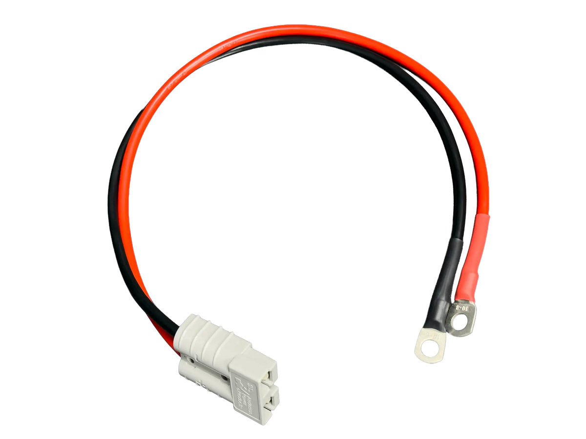 Battery Force 50A Anderson Plug to 8mm Eyelet Cable – 500mm