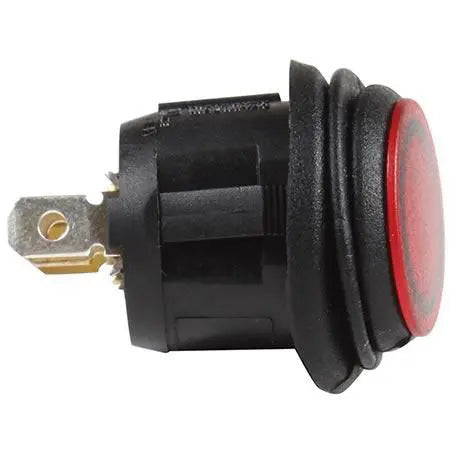 Battery Force Illuminated Rocker Switch Red LED 20A