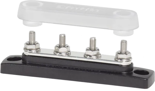Blue Sea Systems BusBar 100A 4 Terminal with Cover