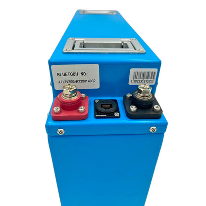 Amptron BluEdge SLIMLINE 12V 200Ah / 200A Continuous Discharge LiFePO4 Battery with Bluetooth + RS485 + CANbus