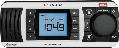 Bluetooth AM/FM Marine Stereo - Black