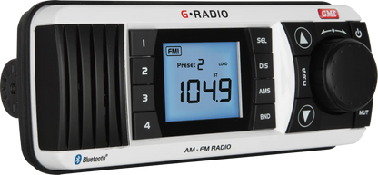 Bluetooth AM/FM Marine Stereo - Black