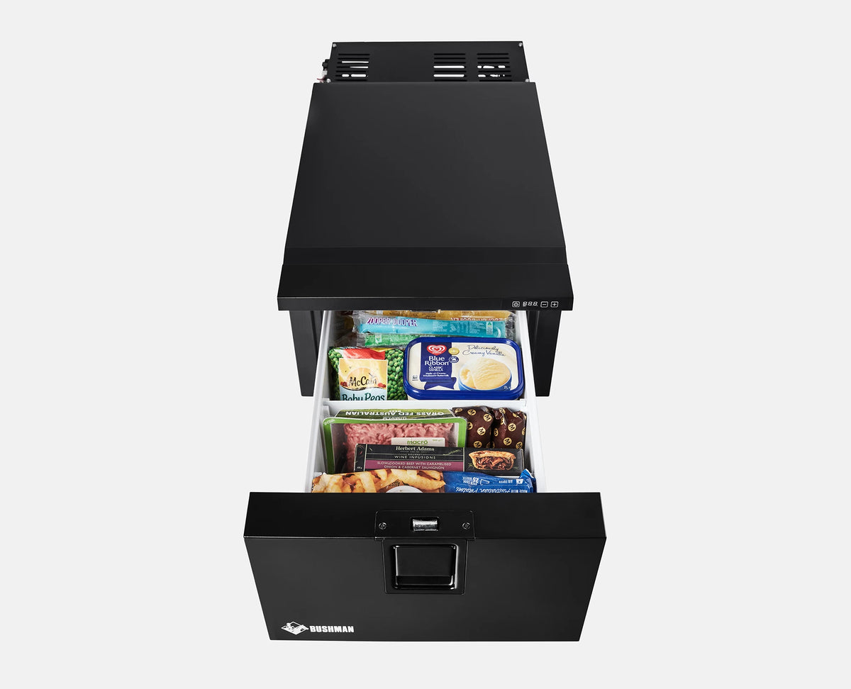 Bushman DF30-HD 30L 12V/24V Drawer Fridge Freezer
