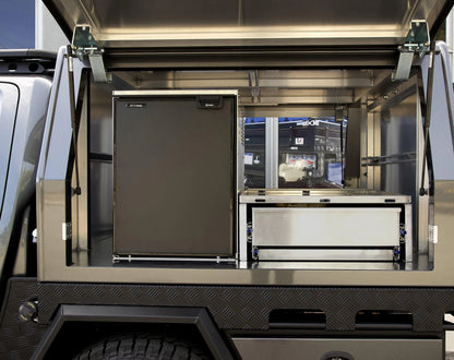 Bushman TLX/DC130 Fridge Box - Heavy-Duty Aluminium Mounting Cage