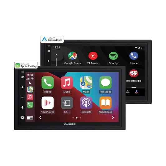 Calibre 6.8" Wired Apple CarPlay & Android Auto Receiver with Touchscreen