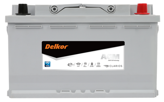 Delkor LN4 580 901 080 AGM Automotive Battery