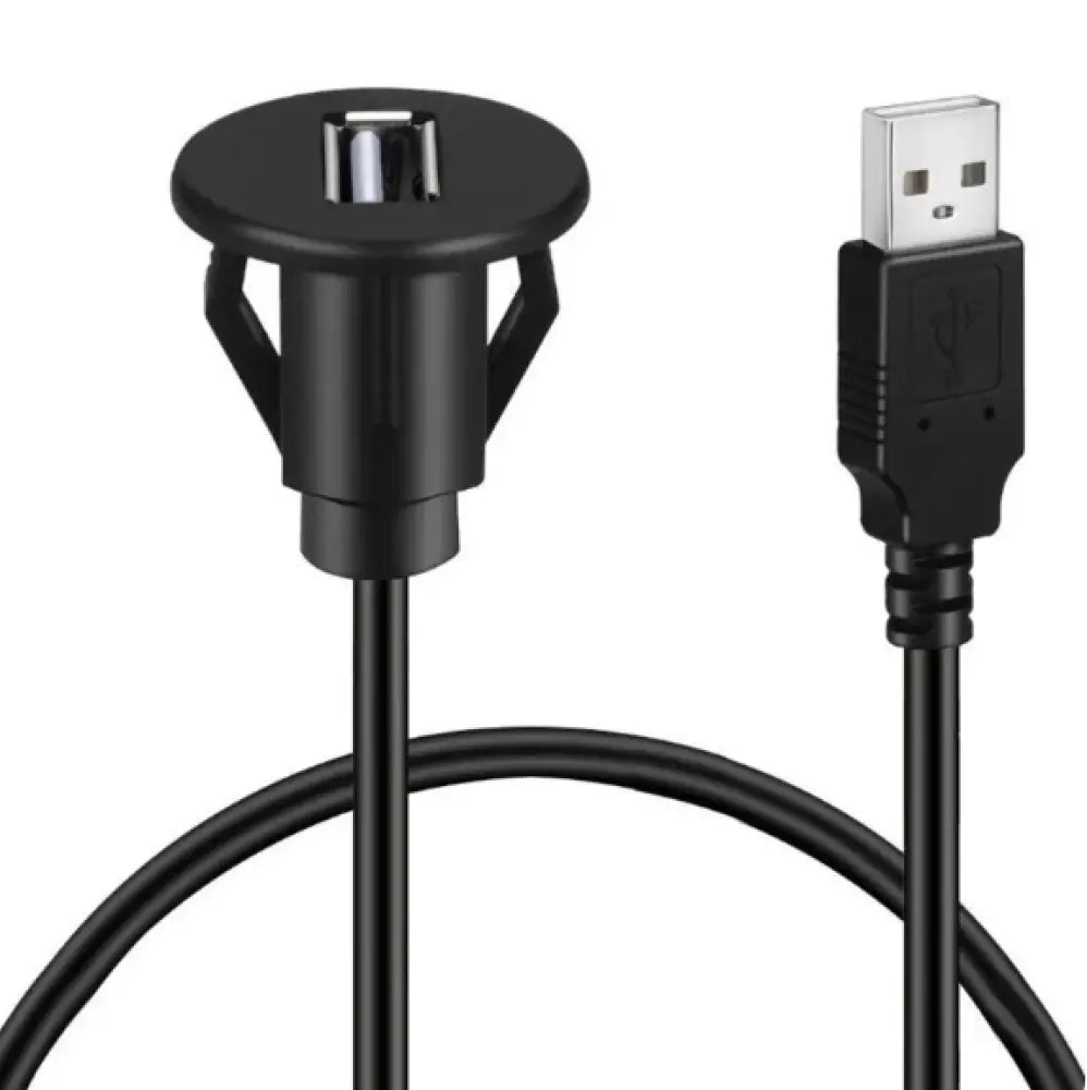 Dual USB 3.0 Android Auto & Apple CarPlay Factory-Fit Round Mount Socket